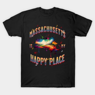 Massachusetts is my Happy Place T-Shirt